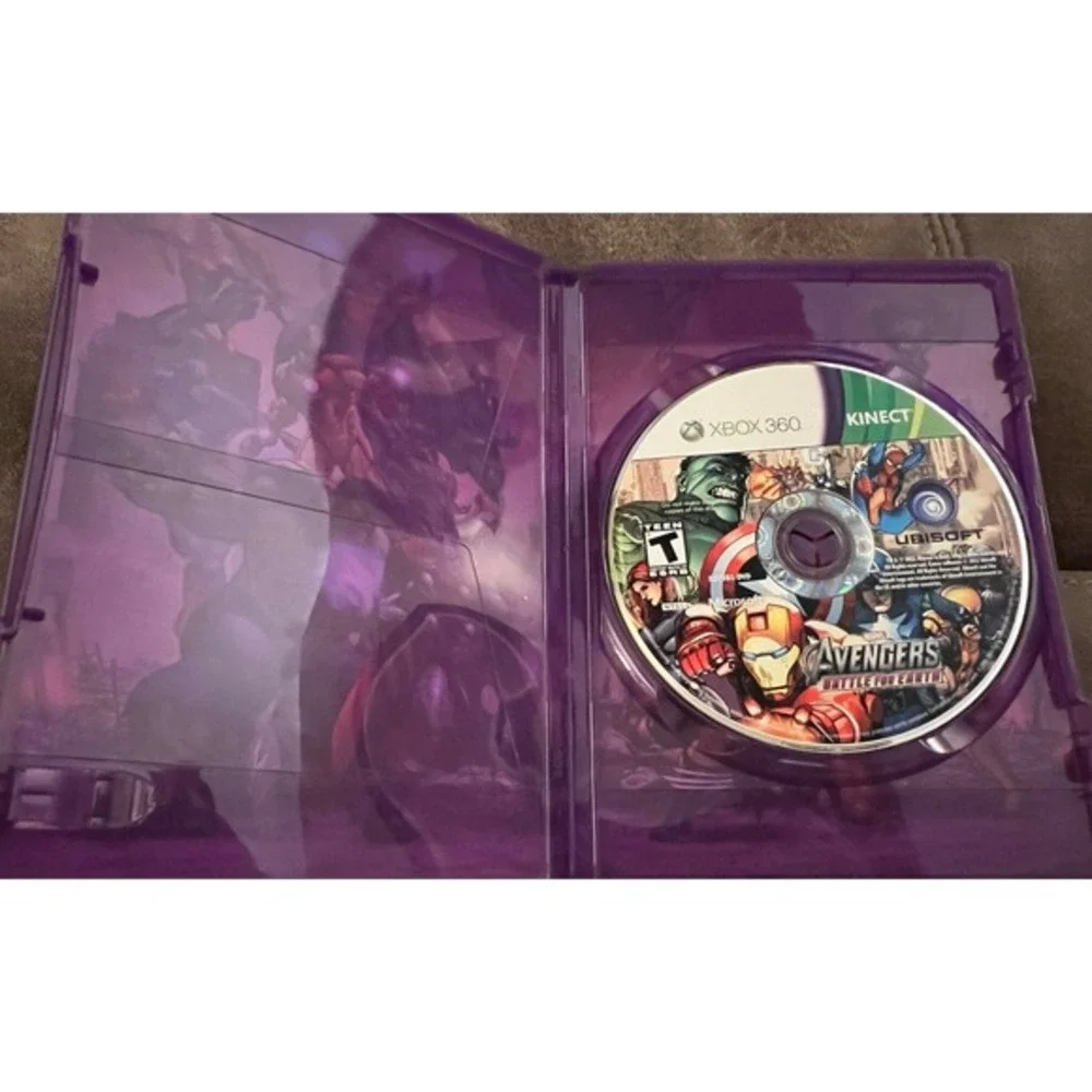 Marvel Avengers: Battle‎ For Earth (Microsoft Xbox 360, 2012) NO MANUAL
